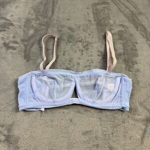 HAH We Are‎ Bra Womens 30-38B Lavender Mesh Underwire Sustainable Intimates New